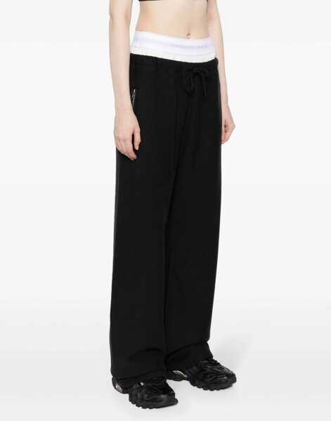 Pantaloni casual Alexander Wang Logo Boxer Shorts BLACK Femei (BM 18211720) 3