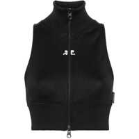Pulovere Courrèges Cropped Track Vest Femei
