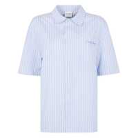 Camasi Daily Paper Stripe Short Sleeves Shirt Clothing Femei