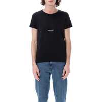 Tricouri Saint Laurent Logo Print T-Shirt Barbati