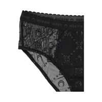 Imbracaminte MARINE SERRE Dama - Lenjerie intima MARINE SERRE Marine Serre High Elastic Brief Mesh Flock Glitter Black Femei (BM 18213261) - B-mall.ro