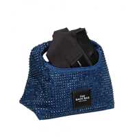 Genti de mana Marc Jacobs Dama - Genti de mana Marc Jacobs Marc Jacobs Mini Sack Bag, Revisited In A Refined Denim Embellished With Crystals DARK WASH Femei (BM 18213489) - B-mall.ro