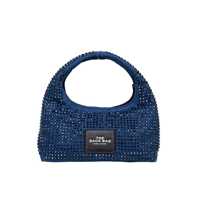 Genti de mana Marc Jacobs Mini Sack Bag, Revisited In A Refined Denim Embellished With Crystals Femei