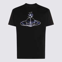 Tricouri Polo Vivienne Westwood Vivienne Westwood Black Cotton T-Shirt