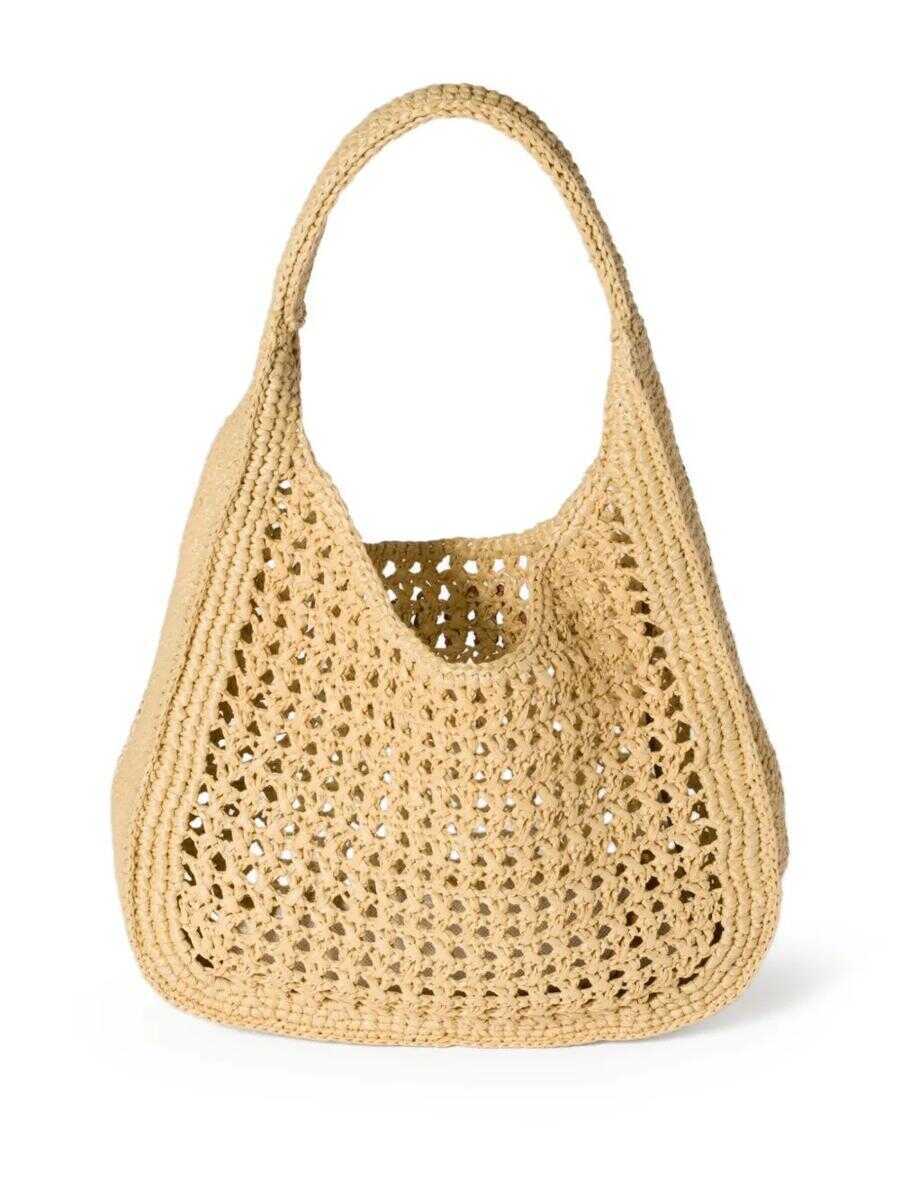 Genti de mana Miu Miu Miu Miu Borse Crochet Rete NATURALECOGNAC Femei (BM 18214575) 1