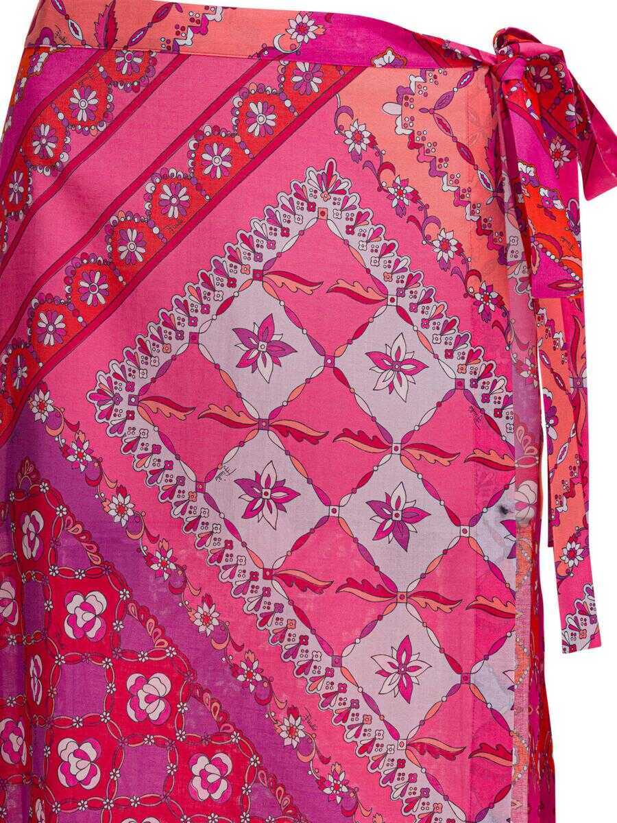 Costume de baie PUCCI Pucci Festa Print Skirt PINK Femei (BM 18214635) 3