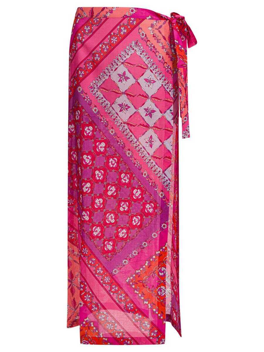 Costume de baie PUCCI Pucci Festa Print Skirt PINK Femei (BM 18214635) 1