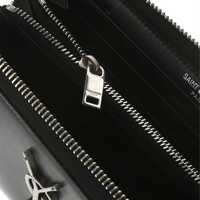 Portofele Saint Laurent pentru Barbati - Portofele Saint Laurent Saint Laurent Logo Wallet Black Barbati (BM 18214668) - B-mall.ro