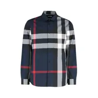 Camasi Burberry Checked Cotton Shirt Barbati