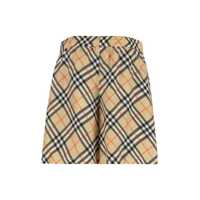 Pantaloni Burberry pentru Barbati - Pantaloni Burberry Burberry Check Motif Bermuda Shorts Beige Barbati (BM 18215118) - B-mall.ro