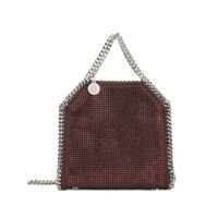 Genti de mana Stella McCartney Falabella Tiny Hotfix Crystals On Alter Suede Femei