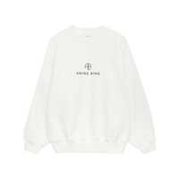 Pulovere Anine Bing Jaci Sweatshirt Monogram Ivory Femei