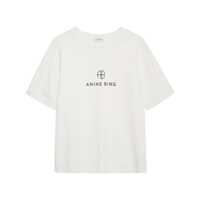 Topuri Anine Bing Jaylin Tee Monogram Ivory Femei