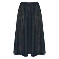 Fuste Diesel Navy Blue Maxi Skirt 'De-Annie-S' Femei