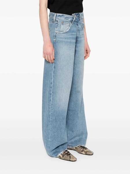 Blugi AGOLDE Vana Fold Jean In Mantra BLUE Femei (BM 18215541) 3