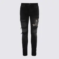 Blugi Amiri Black Cotton Lx34 Jeans Barbati