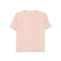 Tricouri Fendi Ff Cotton Blend Knitted T-Shirt Femei