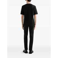 Tricouri Dolce & Gabbana pentru Barbati - Tricouri Dolce & Gabbana Black Crewneck T-Shirt With Logo Embroidery On The Front In Cotton Man Black Barbati (BM 18217122) - B-mall.ro
