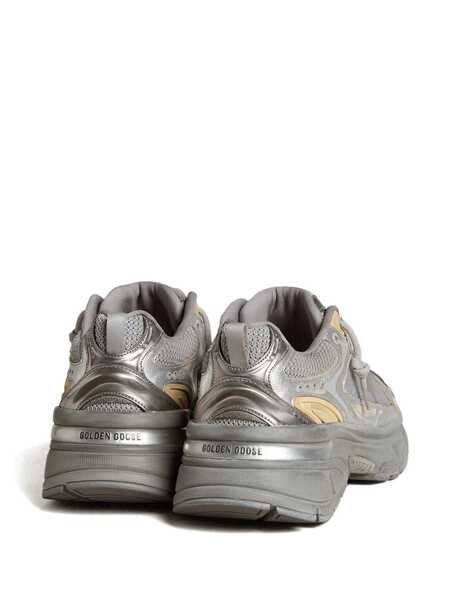 Sneakers Golden Goose Golden Goose Lightstar Laminated Leather Suede And Net Upper Tpu Star Net Heel And Spur SILVER/GOLD Femei (BM 18217428) 4