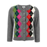 Cardigane Ganni 'Grey Check' Cardigan Femei