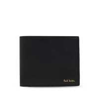 Portofele Paul Smith Paul Smith Black Leather Wallet