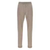 Pantaloni de trening Brunello Cucinelli Wool And Silk Trousers Femei
