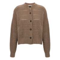 Cardigane Brunello Cucinelli 'Rustic Dazzling Net' Cardigan Femei