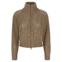 Cardigane Brunello Cucinelli 'Rustic Dazzling Net' Cardigan Femei