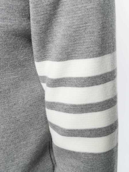 Pulovere Thom Browne Thom Browne Grey Wool Knitwear GREY Barbati (BM 18218349) 5