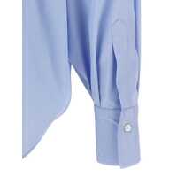 Camasi Brunello Cucinelli Dama - Camasi Brunello Cucinelli Brunello Cucinelli Shiny Flap Detail Shirt BLUE Femei (BM 18218517) - B-mall.ro