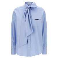 Camasi Brunello Cucinelli 'Shiny Flap Detail' Shirt Femei