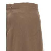 Fuste Dama - Fuste Brunello Cucinelli Brunello Cucinelli Paneled Circle Skirt GRAY Femei (BM 18218559) - B-mall.ro