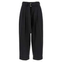 Pantaloni casual Brunello Cucinelli Belt Wool Pants Femei
