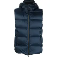Geci de iarna Moorer Blue Wool Down Jacket Barbati
