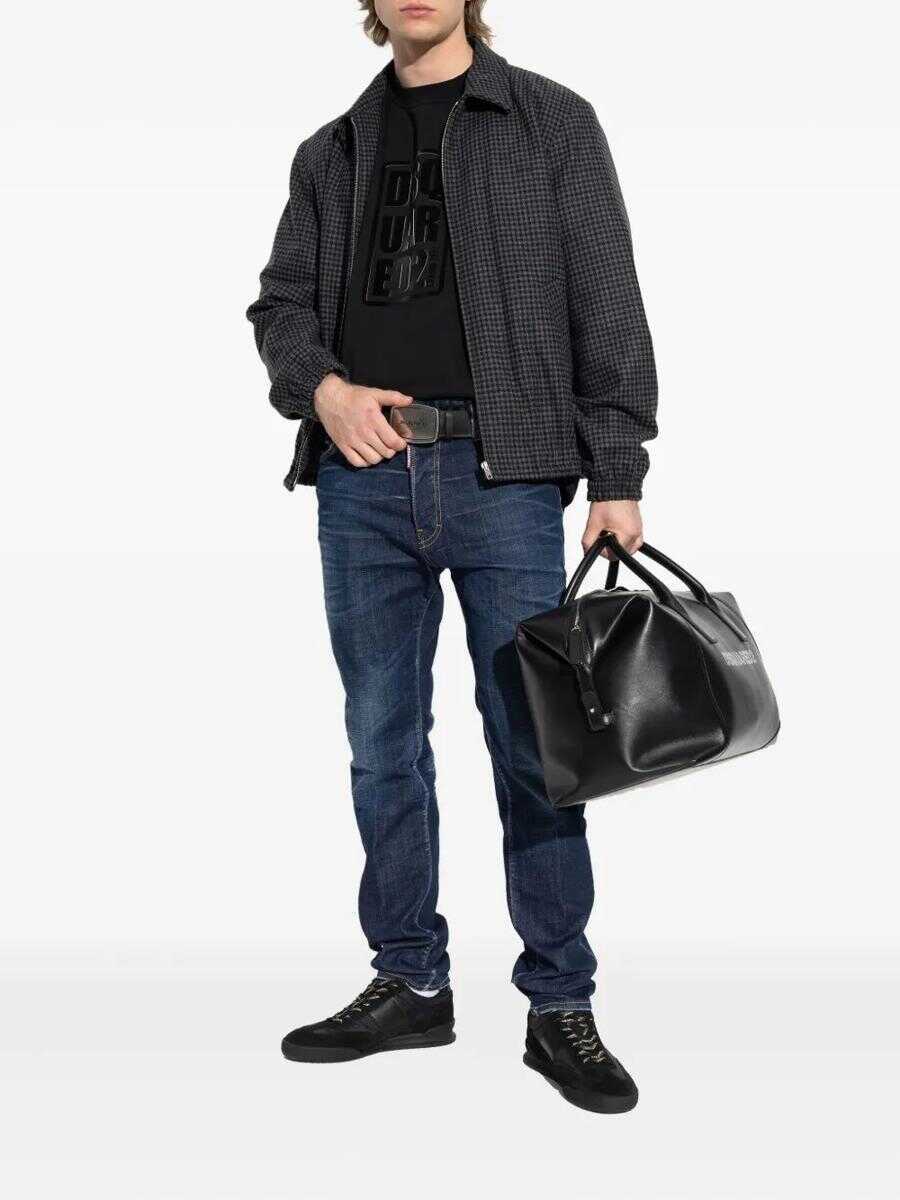 Pantaloni DSQUARED2 DSQUARED2 Pants 5 Pockets NAVY BLUE Barbati (BM 18219456) 1