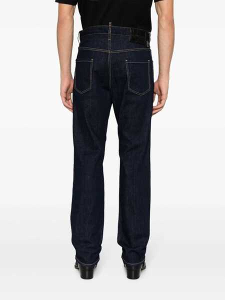 Pantaloni DSQUARED2 DSQUARED2 Pants 5 Pockets NAVY BLUE Barbati (BM 18219459) 4