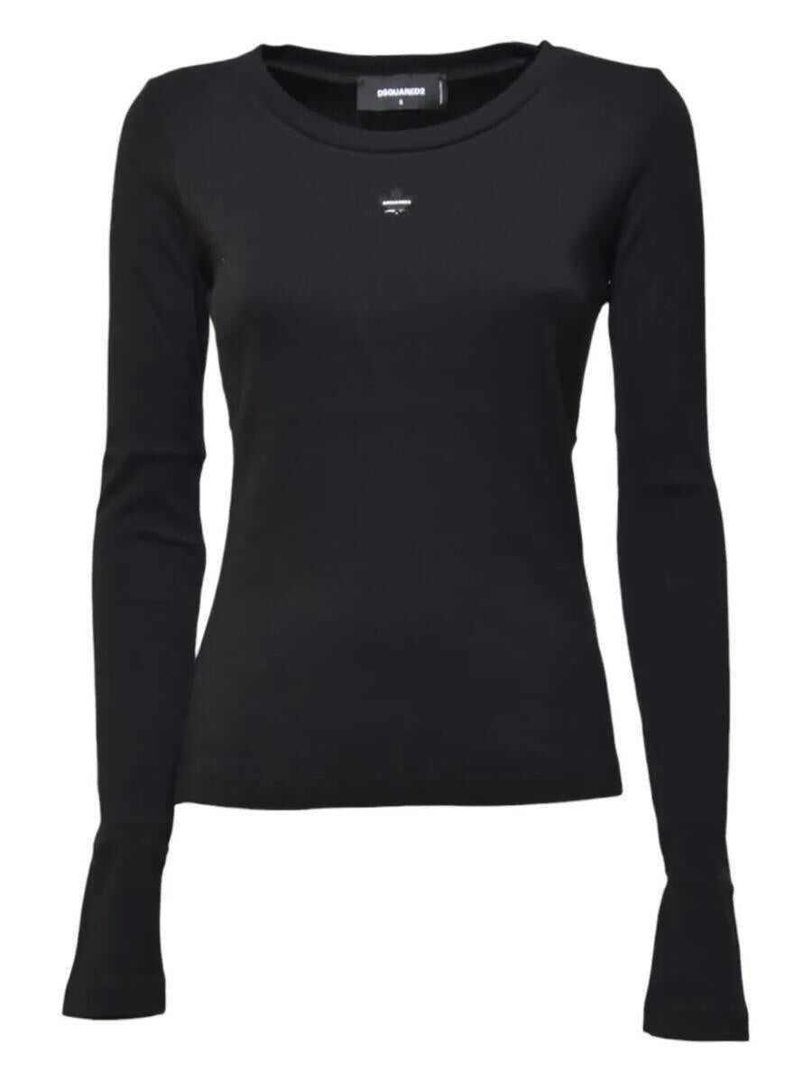 Topuri DSQUARED2 DSQUARED2 D2 Female Pre-Collection Black Femei (BM 18219462) 1