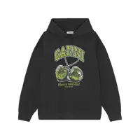 Bluze de trening Ganni 'Basic Jersey Cherry' Hoodie Femei