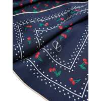 Esarfe Valentino Garavani Dama - Esarfe Valentino Garavani Valentino Garavani Valentino Garavani Cherryfic Scarf BLUE Femei (BM 18220320) - B-mall.ro