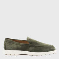 Mocasini Tod'S Olive Suede Loafers Barbati