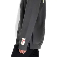 Pulovere pentru Barbati - Cardigane Golden Goose Logo Lapel Cardigan GREY Barbati (BM 18220750) - B-mall.ro
