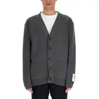 Cardigane Logo Lapel Cardigan Barbati