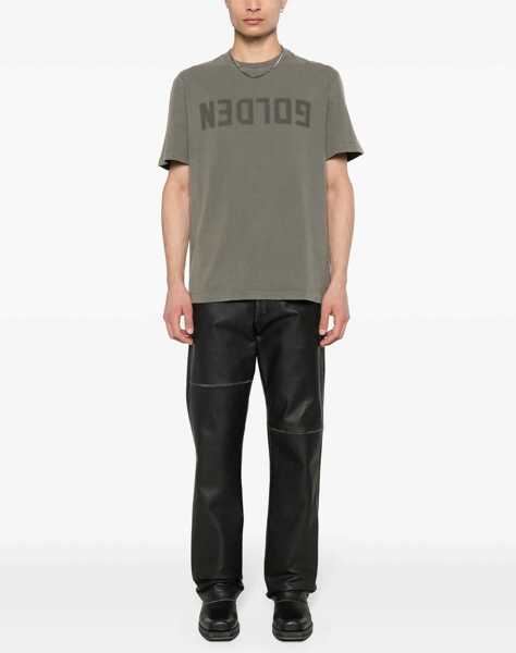 Tricouri Golden Goose Cotton T-Shirt GREEN Barbati (BM 18220792) 2