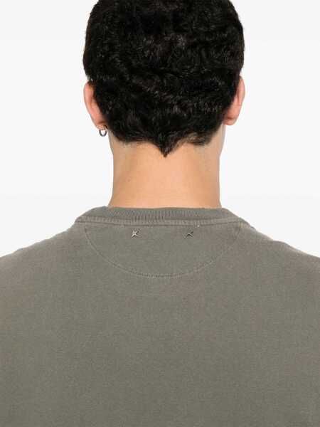 Tricouri Golden Goose Cotton T-Shirt GREEN Barbati (BM 18220792) 5