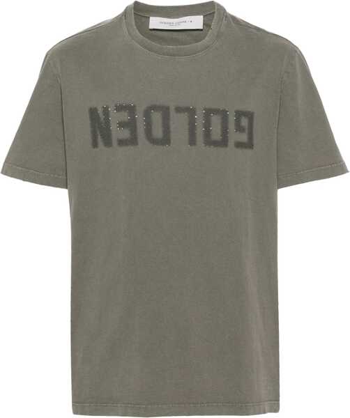 Tricouri Golden Goose Cotton T-Shirt GREEN Barbati (BM 18220792) 1