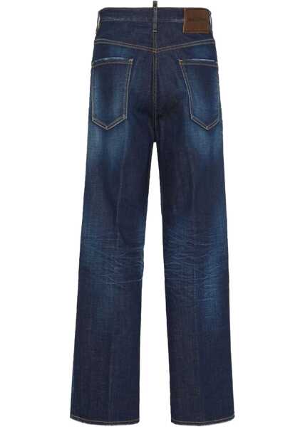 Blugi DSQUARED2 Loose Jeans NAVY BLUE Barbati (BM 18220969) 2