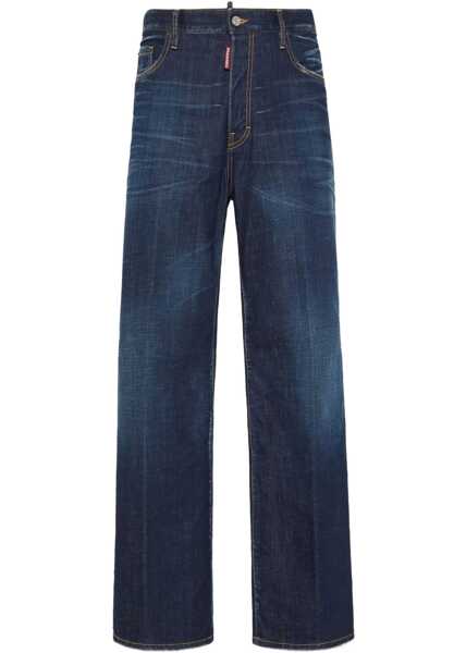 Blugi DSQUARED2 Loose Jeans NAVY BLUE Barbati (BM 18220969) 1