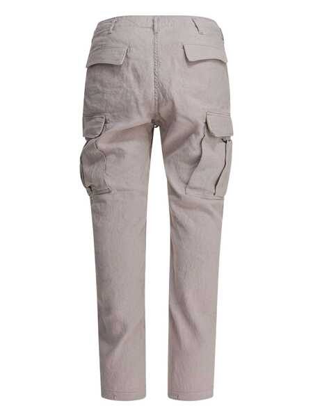 Pantaloni casual NONNATIVE Linen-blend cargo pants Grey Barbati (BM 18227568) 2