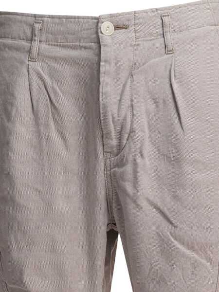 Pantaloni casual NONNATIVE Linen-blend cargo pants Grey Barbati (BM 18227568) 3