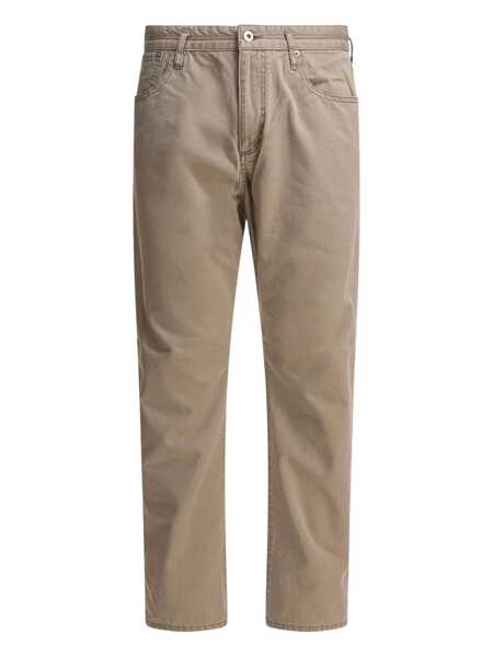 Pantaloni casual NONNATIVE Five-pocket cotton pants Beige Barbati (BM 18227583) 1